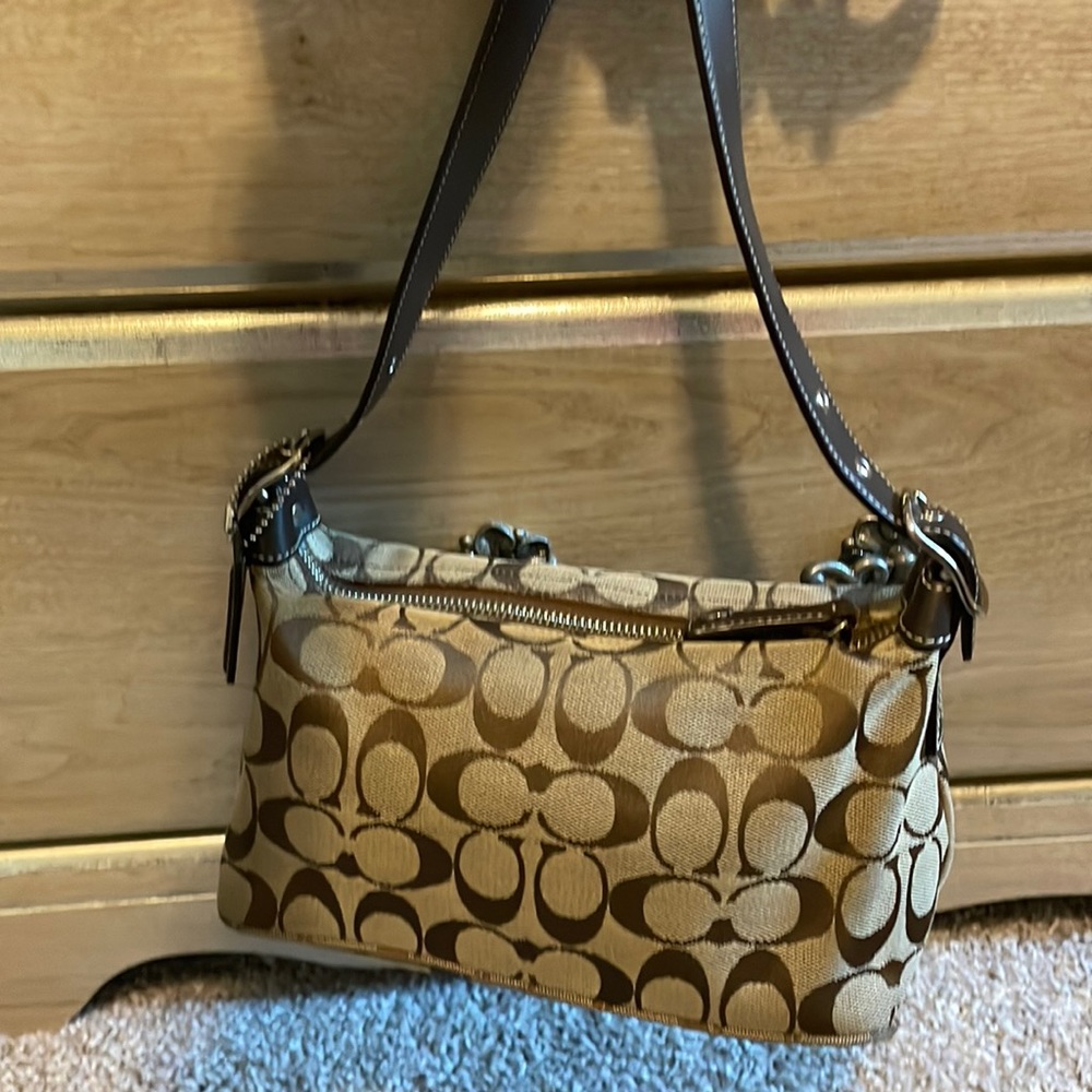 Small brown Coach bag